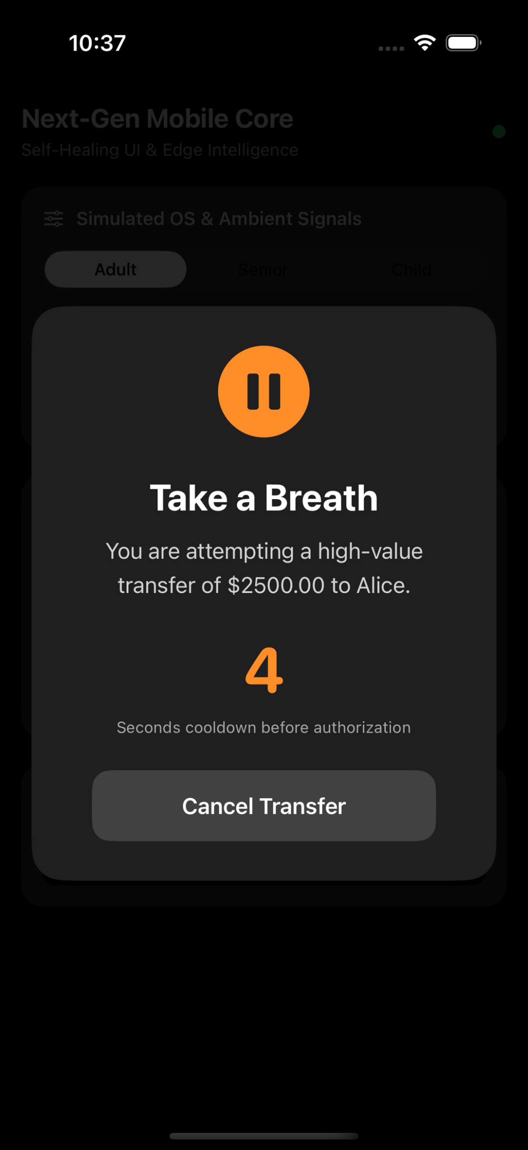App screenshots